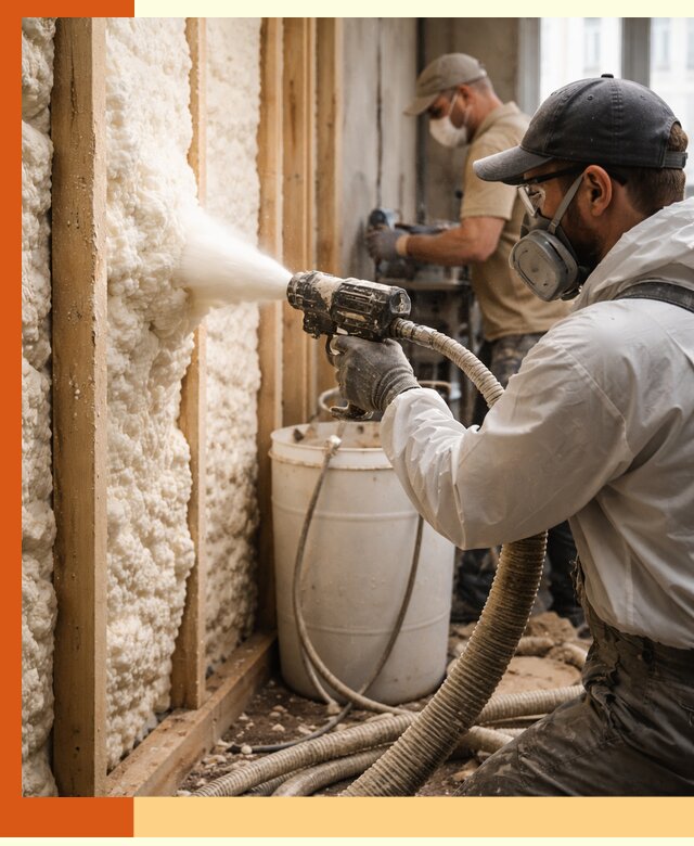 Утепление пеноизолом жилых и коммерческих объектов в Перми